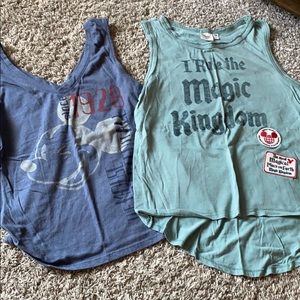 2 Mickey Mouse tank tops from Disney